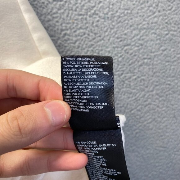 The North Face Sweatshirt Women 2X Plus Ivory White Full Zip Jacket Outdoor - Picture 8 of 12